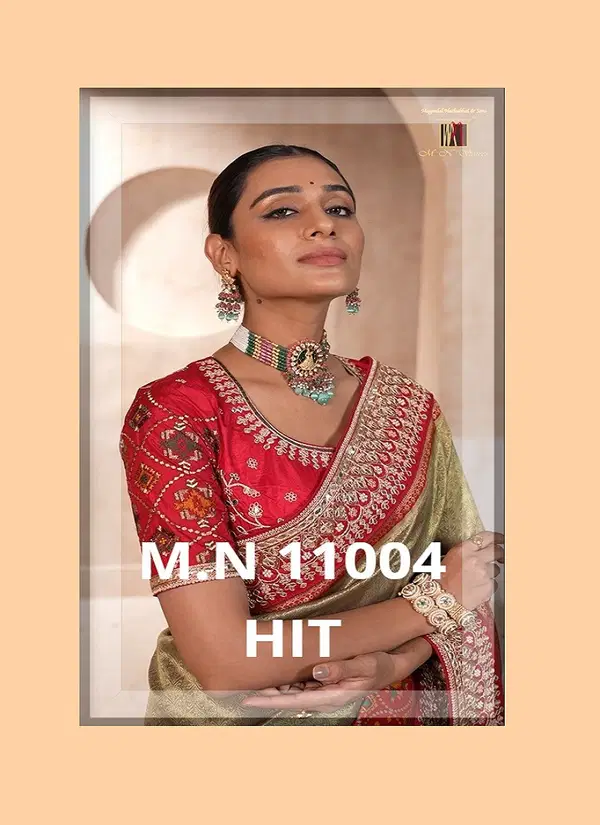 Mn 11004 Hit Kanjivaram Wedding Wear Saree Suppliers In India